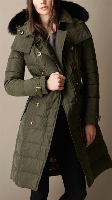 burberry green jacket women's|Burberry women's jacket outlet.